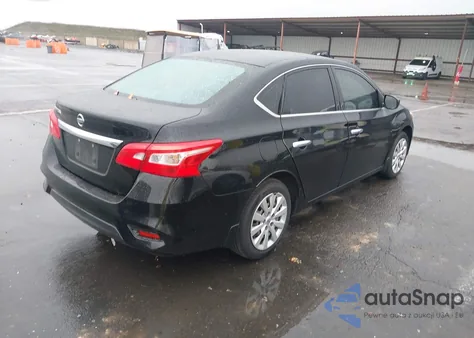 2016 Nissan Sentra S z USA, uszkodzony, nr VIN 3N1AB7AP8GY281406